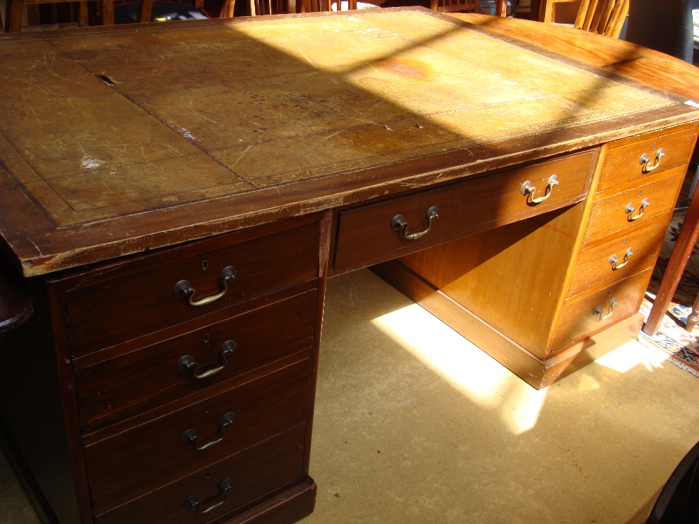 A Government desk, stamped G.R V.