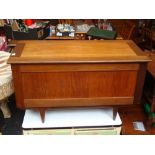 A Heals 1970's mahogany chest.