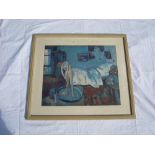 A framed and glazed Picasso print. 56 x 47cm.