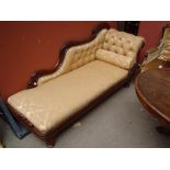 A Victorian Chaise Longue.