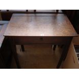 A side table, 72 x 46.5 x 72cm high.