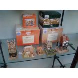 Five Lilliput Lane collectible sculptures, four boxed with deeds to include: Jeweller L2108, The