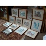 Local interest. A mixed lot of framed limited edition prints by Glyn and Philip Martin, depicting
