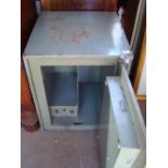 A Griffiths Safe Co Ltd safe, with safety box inside and with keys, 66cm high.