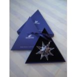 A Swarovski Christmas 2009 ornament,boxed.