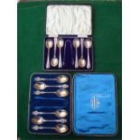 A cased set of six silver apostle spoons, London, 1894 by William Gibson and John Longman (