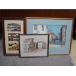Hastings Interest. Three images relating to Hastings including two scenes featuring Bourne Street in