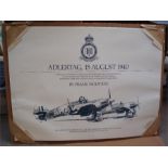 Frank Wooton Limited Edition print 1221/1500 'Adlertag, 15 August 1940' commemorating The 50th