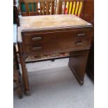 An extensive standing two drawer canteen of plated