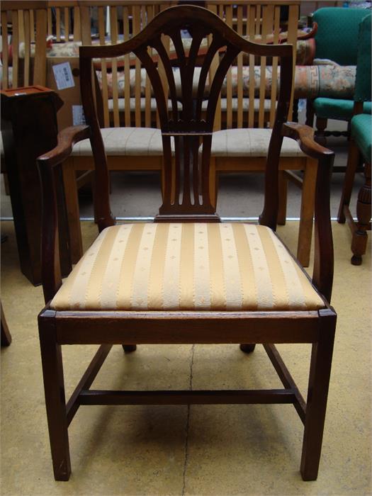 Six early 19th Century mahogany dining chairs in H - Image 3 of 3