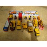 A quantity of Public Service Vehicles to include Matchbox Superkings JCB 808, Daf Space Cab, Land