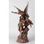 French antiques composition metal figure, ca. 1900. Through AD Glorian. Presentation: Angel and