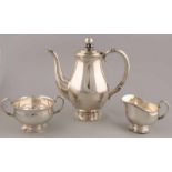 Very nice 3-piece silver coffee service, Danish 830. Servings consisting of a caffeine, milk can