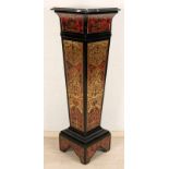 Large bouille style pedestal with marble leaf, 21st century. Dimensions: 117 x 36 x 36 cm. In good