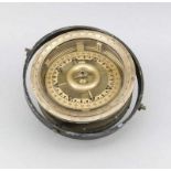 Great German antique brass ship compass, by W. Ludolph, No .: 21899 / 55L. Vaart Bremerhaven +
