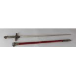 Decorative sword, 20th century. (Copy to the sword of Napoleon Bonaparte) Size: 88 cm.In good