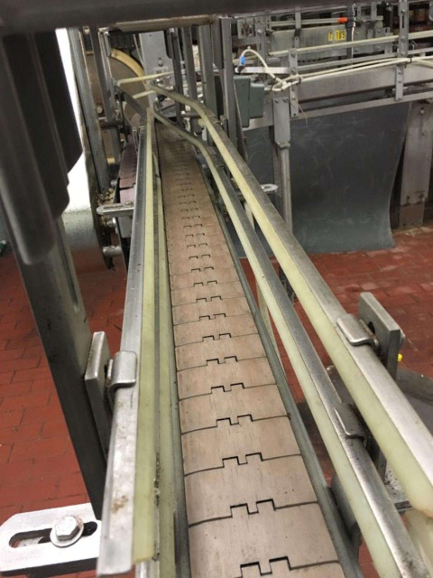 Bottle Conveyor from Rinser to Filler Stainless Steel, 3.25 Inch, Approximately 16 ft, Two 45 degree - Image 7 of 8