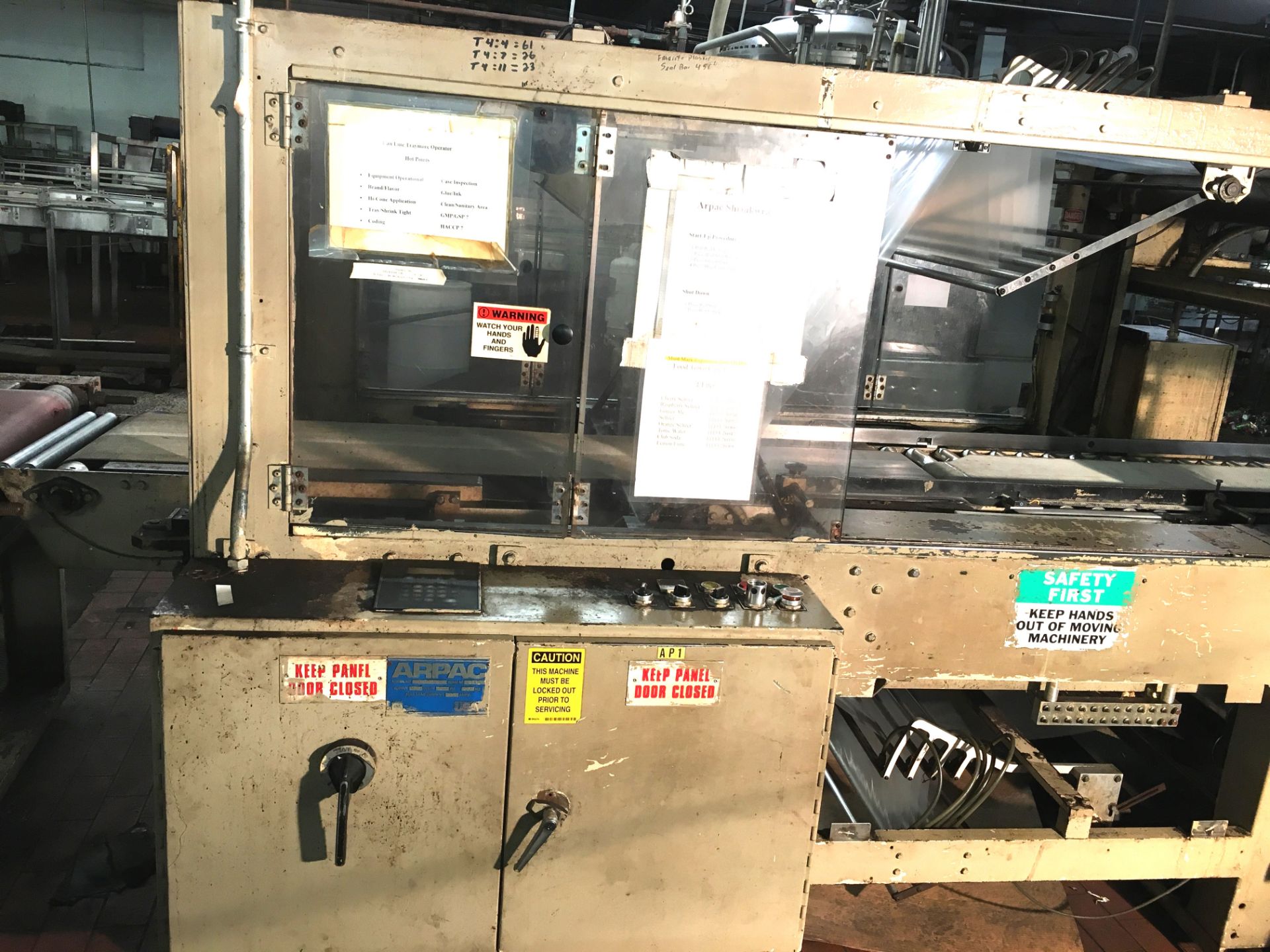 Arpac Tray Shrink Wrapper Model: 60-28TW Serial: 2442, Heat Tunnel Model: 60-28 Serial: 2436 Clear - Image 4 of 26
