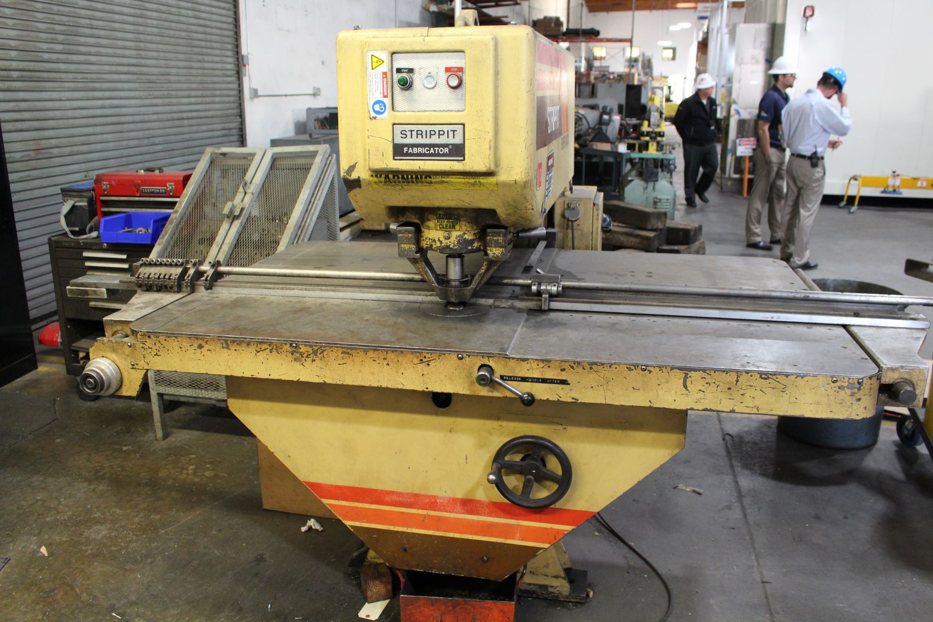 STRIPPIT SUPER 30/30 SINGLE END PUNCH, S/N 201341284, CABINET OF PUNCHES & TOOLING - Image 3 of 10