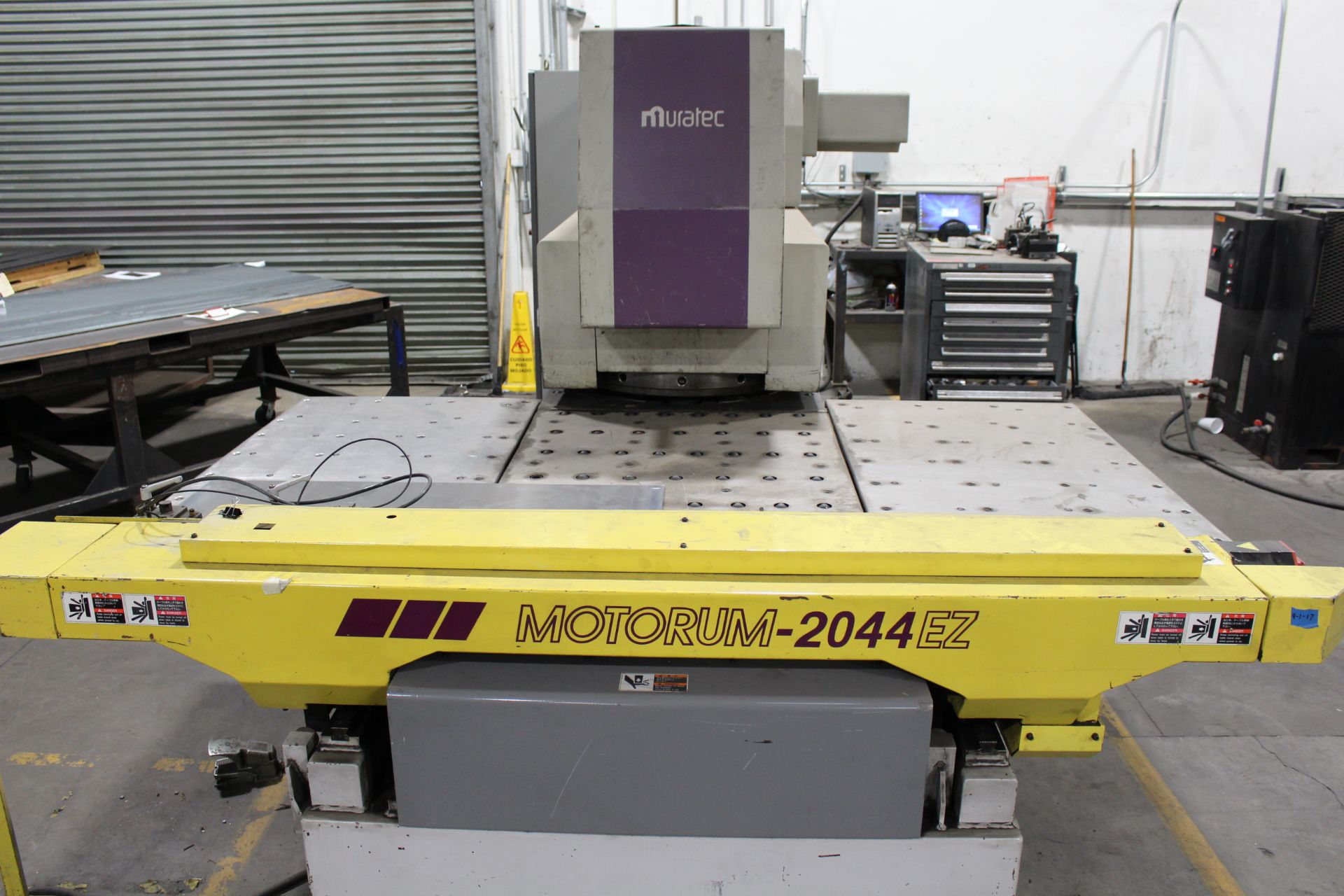 2006 WEIDEMANN MOTOROM M-2044 EZ TURRET PUNCH, MURATEC FANUC CNC CONTROL, PUNCHES & TOOLING