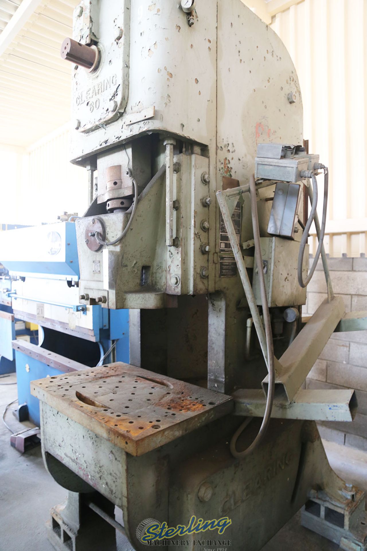 60 Ton x 6" Used USI, Clearing OBI Punch Press, Mdl. - Image 2 of 6