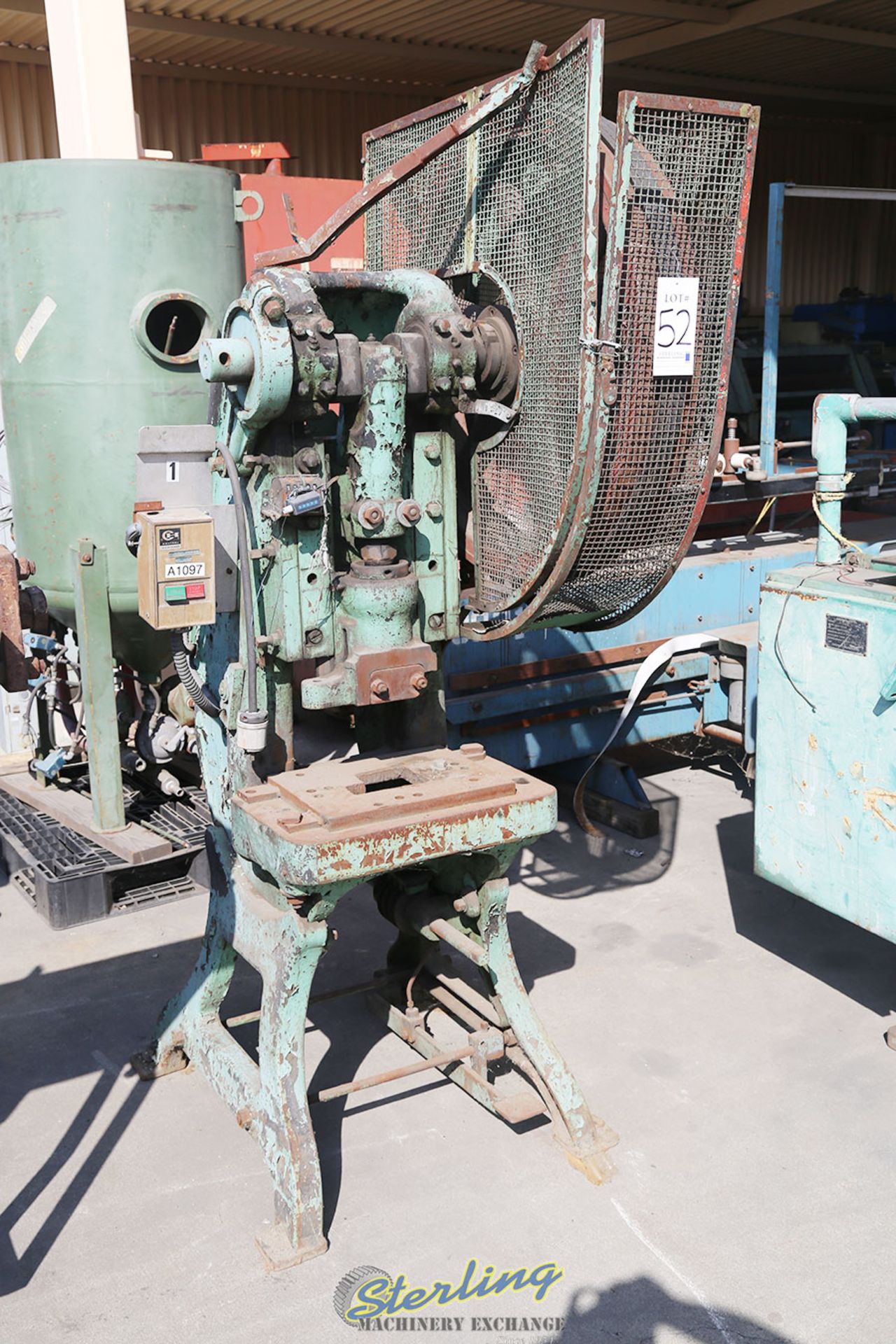 30 Ton x 3" Used Bliss OBI Punch Press, Mdl. #20, - Image 3 of 5