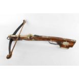 A German Hunting Crossbow Probably Germany, the end of the 17th century, steel, iron, wood, hemp