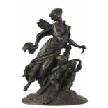 Bronze Sculpture - Moreau Mathurin (1822 - 1912) France, circa 1900, original author´s piece