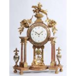 Classicism mantel clock Sebastian Kurz Brno Bohemia, Brno, circa 1780, movement is signed