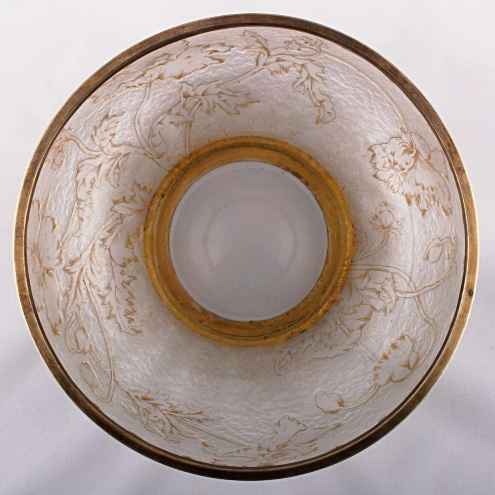 A Bowl Daum Nancy with silver mount and original box France, circa 1900, labeled Daum Nancy, glass - Image 10 of 13