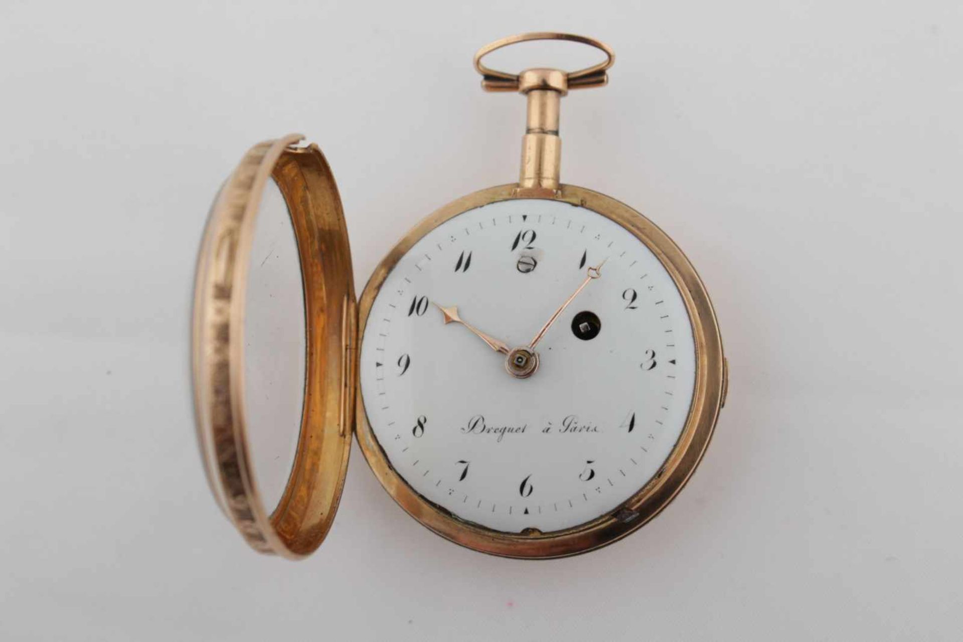 Gold repeater pocket watch labeled Breguet á Paris France, labeled Breguet, 1st half of the 19th - Bild 9 aus 13