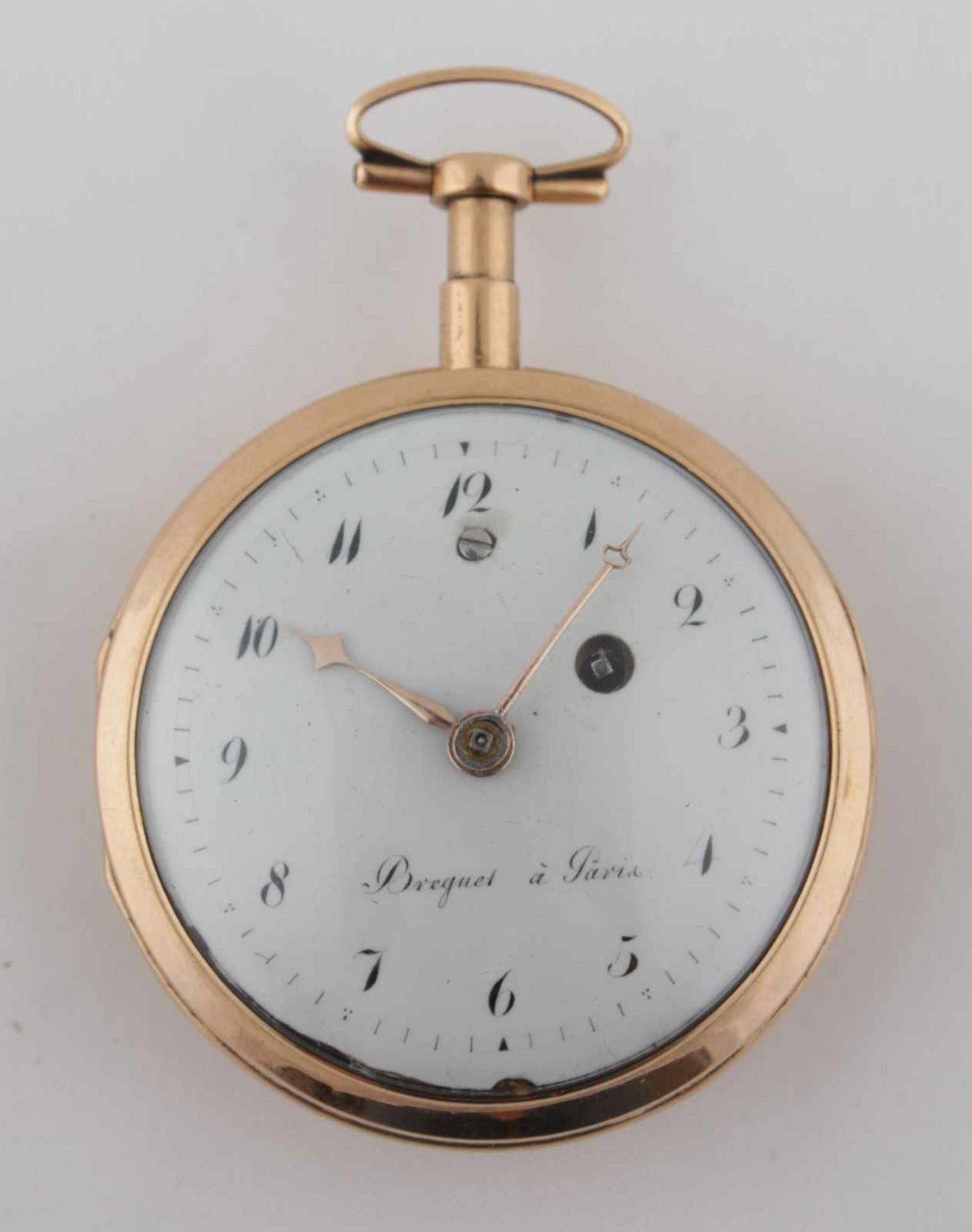 Gold repeater pocket watch labeled Breguet á Paris France, labeled Breguet, 1st half of the 19th