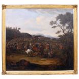 Querfurt August (Austrian, Vienna, 1696 - 1761), attributed Battle scene, half of the 18th