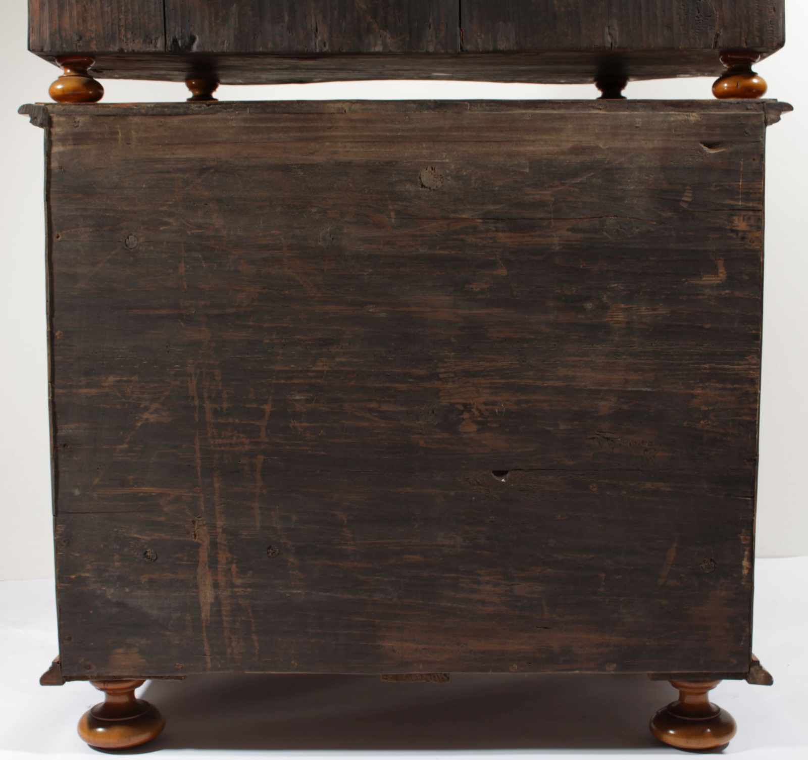 Baroque bureau cabinet Two-part bureau cabinet – dresser and additional chest of drawers on the top, - Image 9 of 25