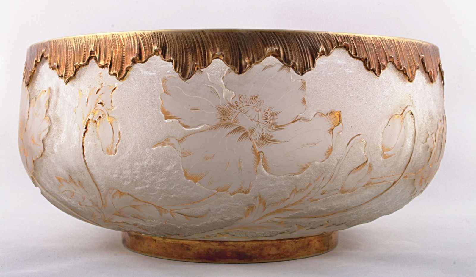 A Bowl Daum Nancy with silver mount and original box France, circa 1900, labeled Daum Nancy, glass - Image 13 of 13