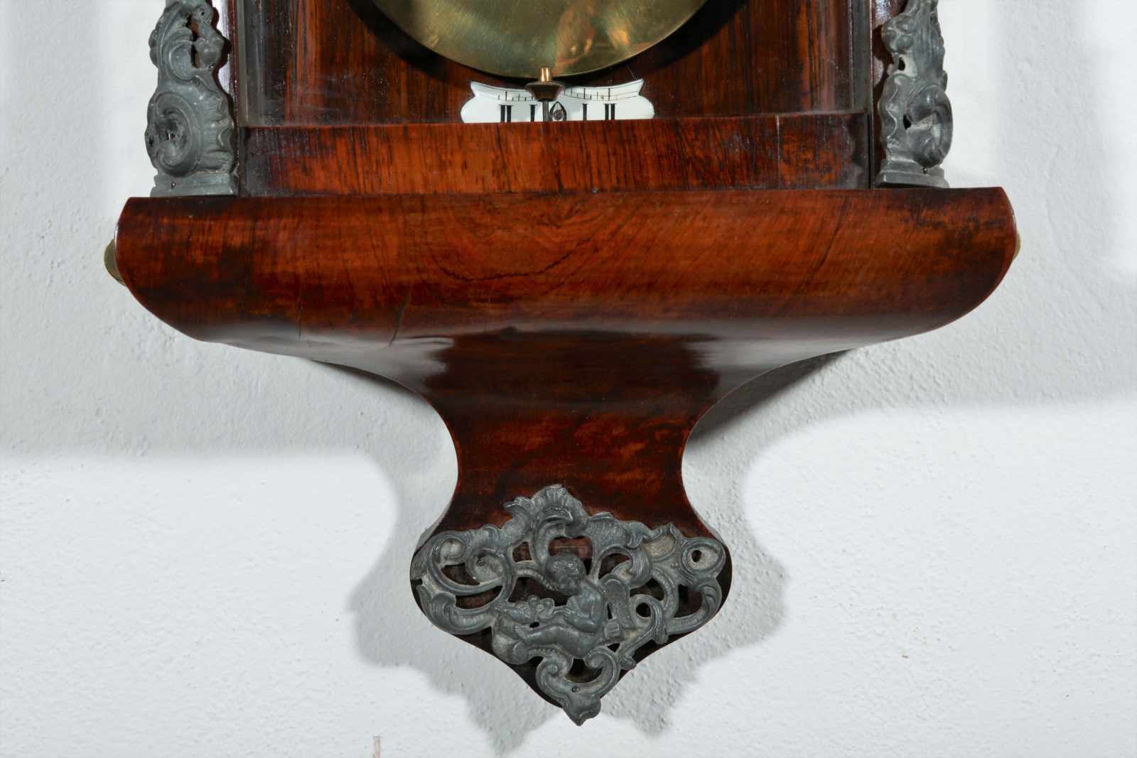 Wall pendulum clock - Jan Witt Bohemia, circa 1850, movement labeled Jan. Witt. V. Ousti, Graham - Image 3 of 3