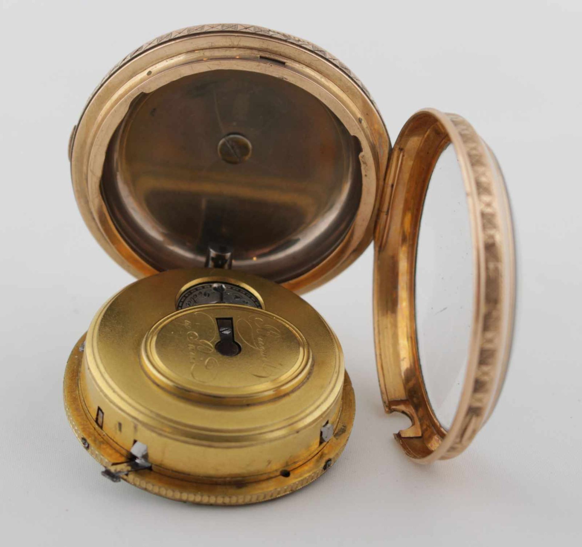 Gold repeater pocket watch labeled Breguet á Paris France, labeled Breguet, 1st half of the 19th - Bild 11 aus 13