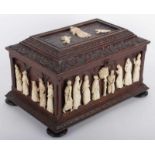 A Rare Jewellry Box with Ivory Sculptures - Henri Jacob (1753 – 1824) France, 2nd half of 18th
