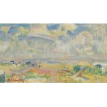 Dvorský Bohumír (1902 - 1976) Summer landscape oil on canvas, 25 x 45 cm, signed lower left Boh