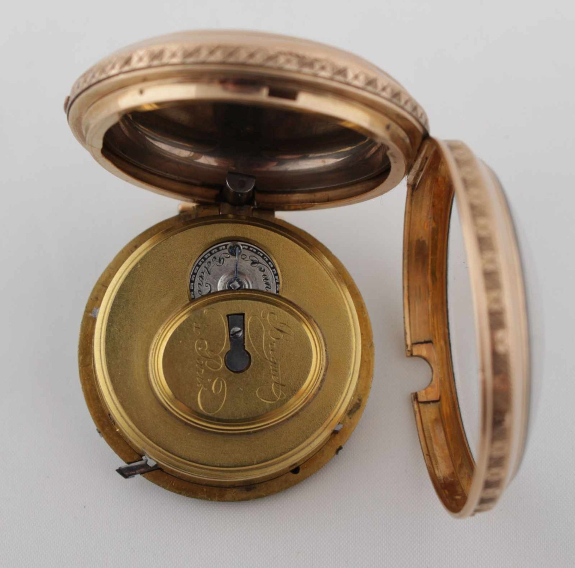 Gold repeater pocket watch labeled Breguet á Paris France, labeled Breguet, 1st half of the 19th - Bild 12 aus 13