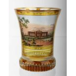 Anton Kothgasser Ranft beaker Austrian, Vienna, circa 1825, Anton Kothgasser (1769-1851), base