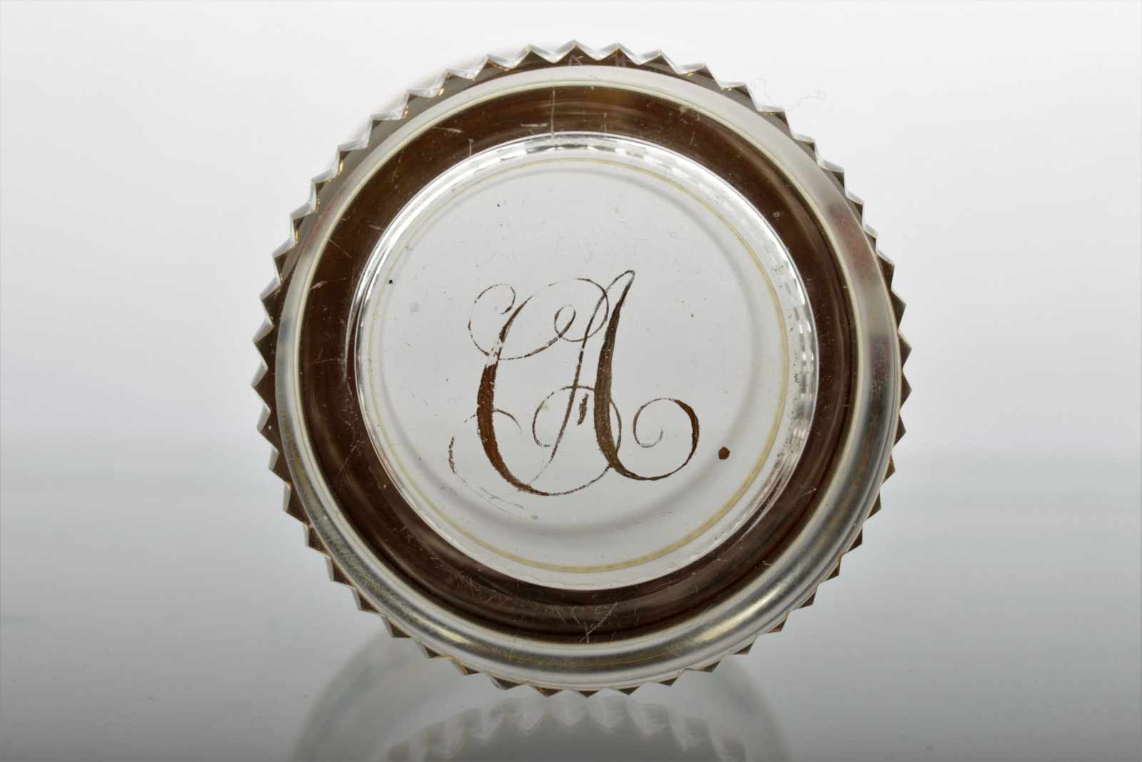 Anthon Kothgasser Ranft beaker with gilt monogram CA Austrian, Vienna, circa 1825, Anton - Image 9 of 9