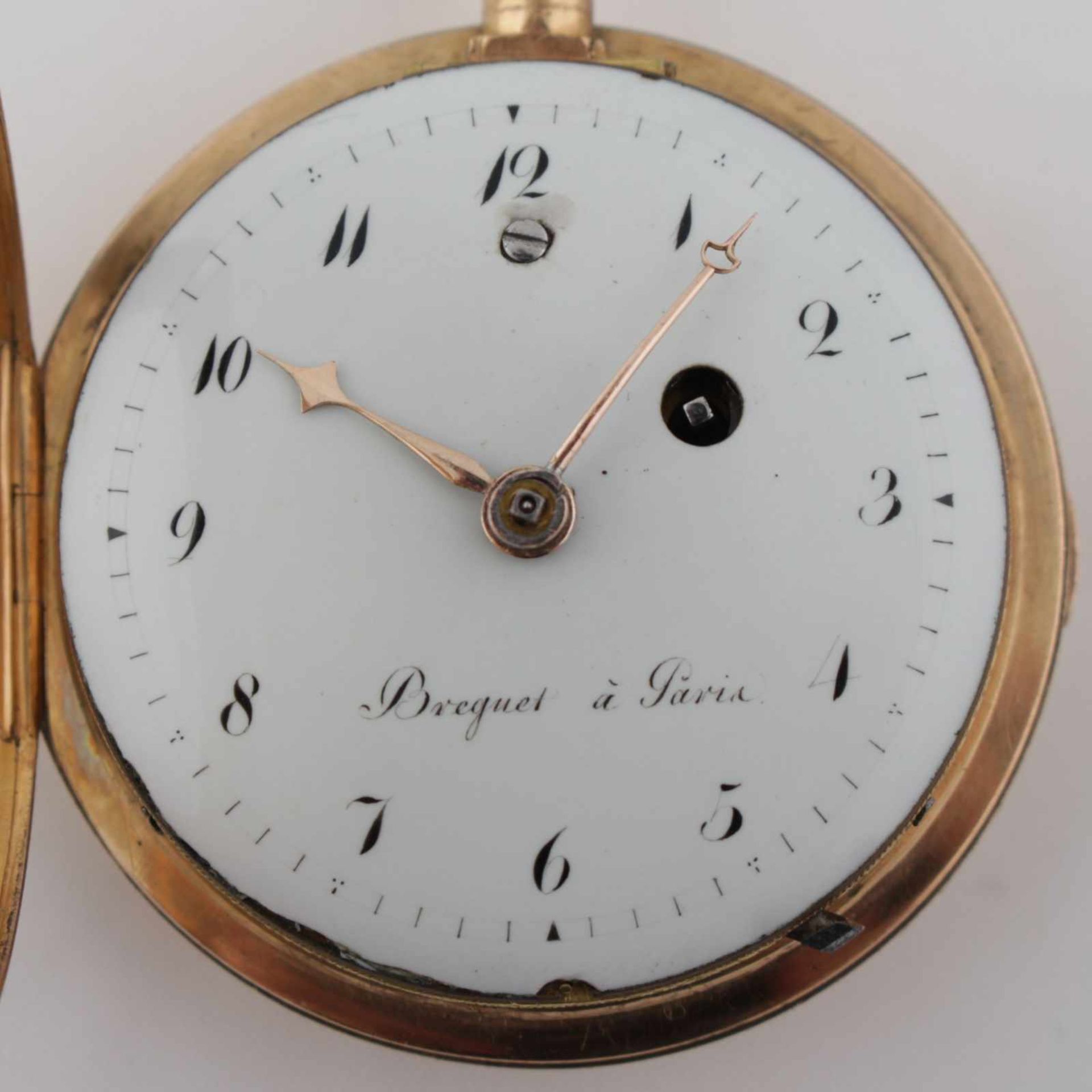 Gold repeater pocket watch labeled Breguet á Paris France, labeled Breguet, 1st half of the 19th - Bild 10 aus 13