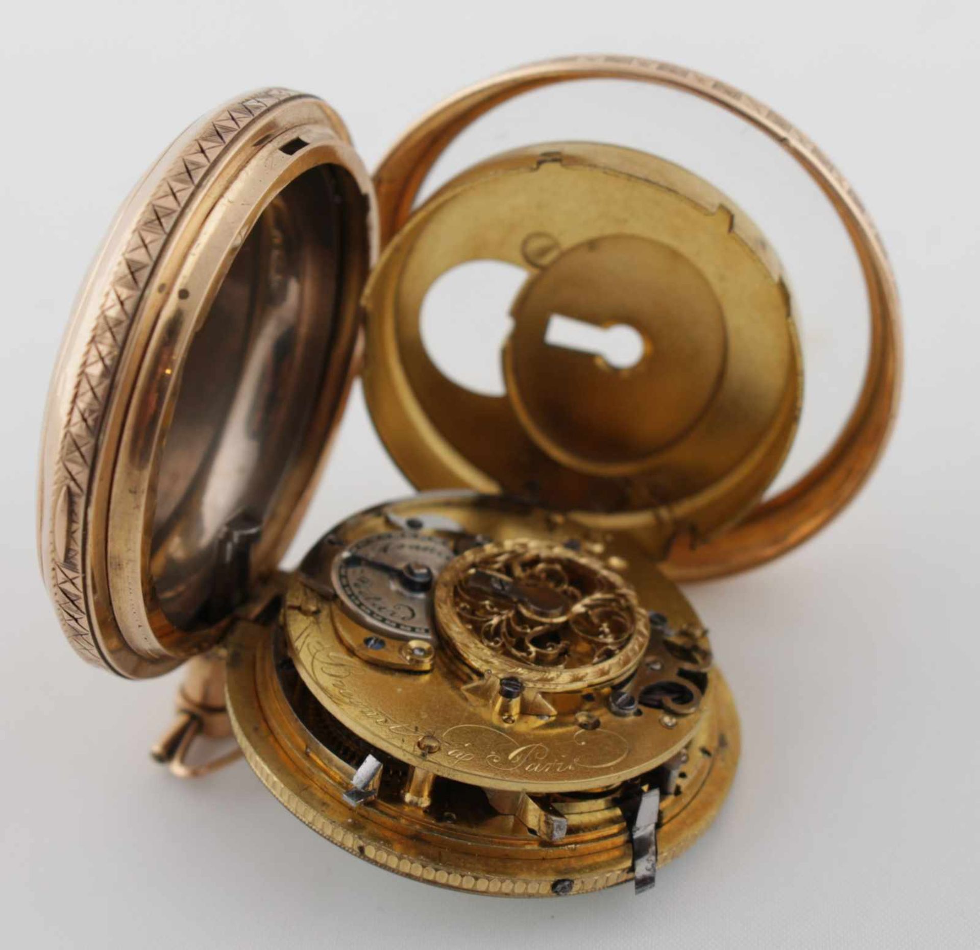 Gold repeater pocket watch labeled Breguet á Paris France, labeled Breguet, 1st half of the 19th - Bild 13 aus 13