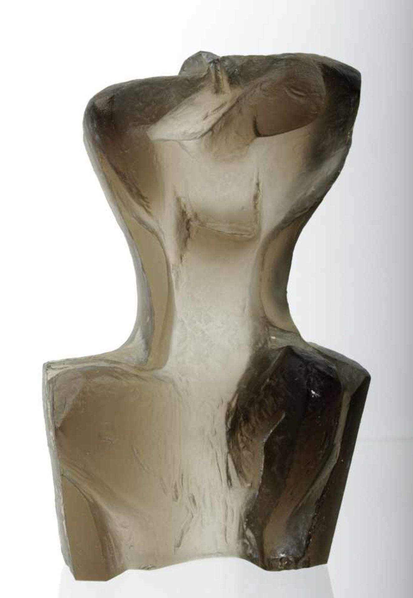 Cerny Jan (Czech, 1907 - 1978) Glass sculpture - Toilet, 60th to 70th years of 20th century, glass