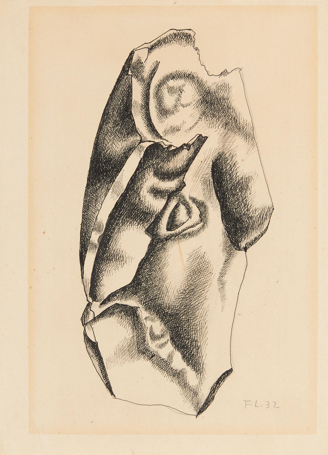 Léger, Fernand. 1881 Argentan/Orne - 1955 Gif-sur-Yvette. Objet dans l'espace. 1932. - Image 2 of 2