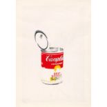 Warhol, Andy. 1928 Pittsburgh - 1987 New York. Big Campbell's soup can 19¢ (Beef noodle). 1962/65.