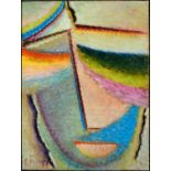 Jawlensky, Alexej. 1867 Twer/ Moskau - 1941 Wiesbaden. Abstrakter Kopf: Der Allerschönsten. 1933. Öl