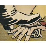 Lichtenstein, Roy. New York 1923 - 1997. Foot and hand. 1964. Farbige Offsetlithografie auf Velin.