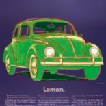 Warhol, Andy. 1928 Pittsburgh - 1987 New York. Volkswagen. 1985. Farbserigrafie auf Lenox